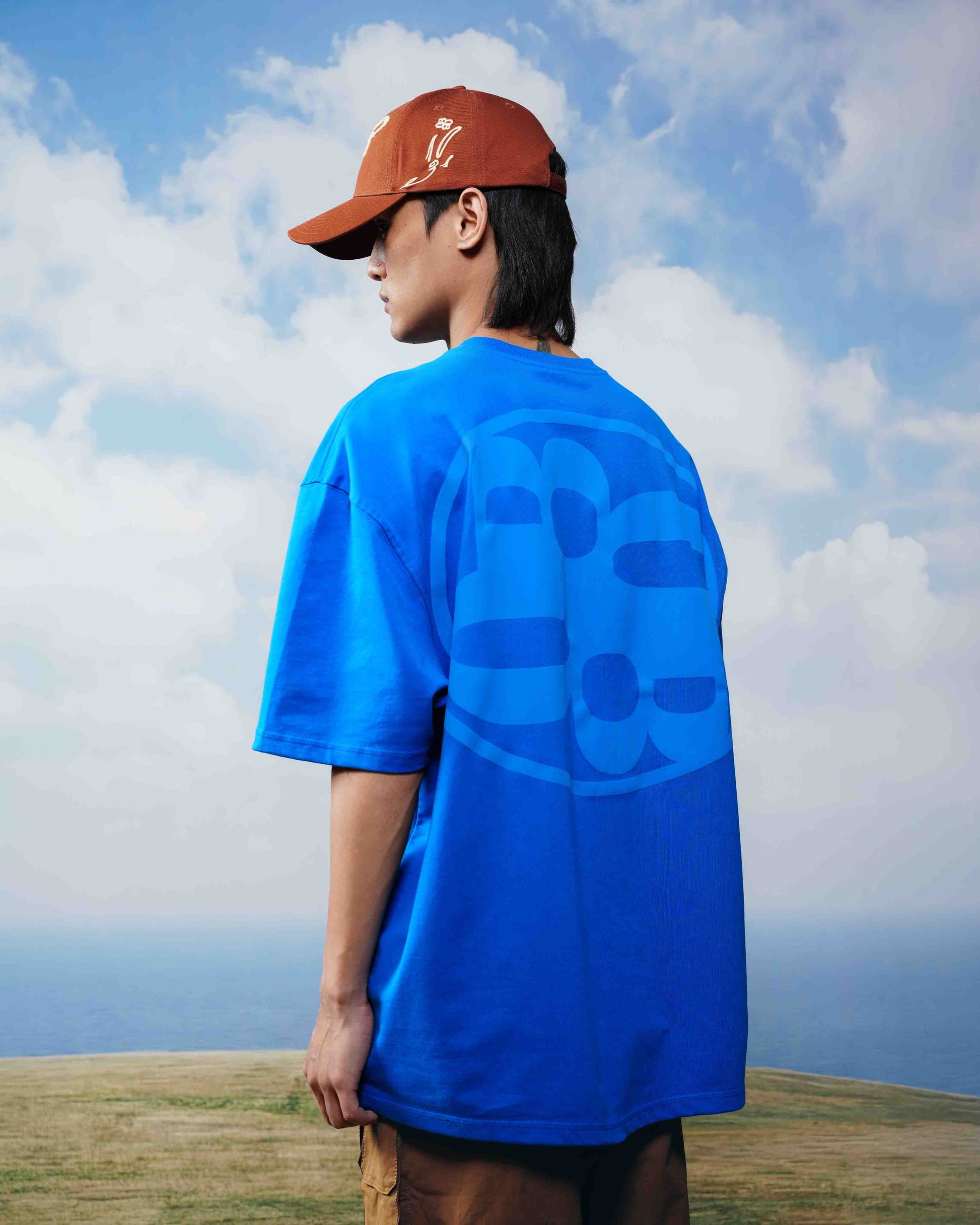 Atlantic blue oversized t shirt