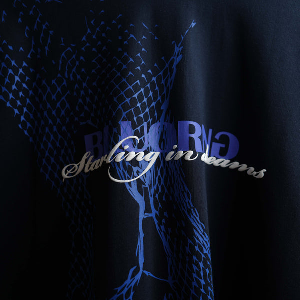 Premium oversized unisex t-shirt with sleek bird-in-flight design