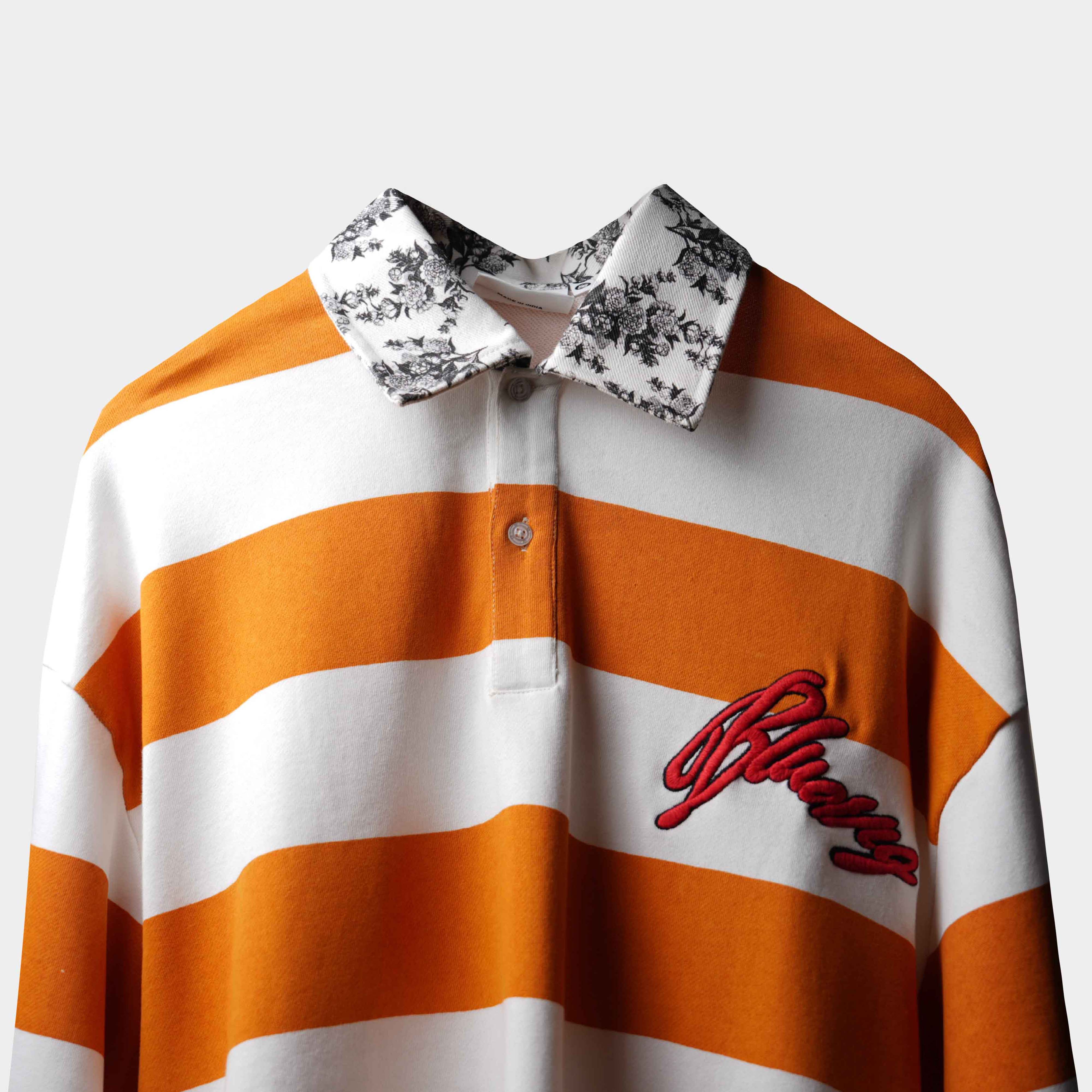 Sub Beam Collar Polo T-Shirt - Buy Horizontal Striped Polo Neck T