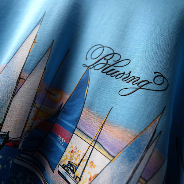 Blu Sail Set Cotton T-Shirt