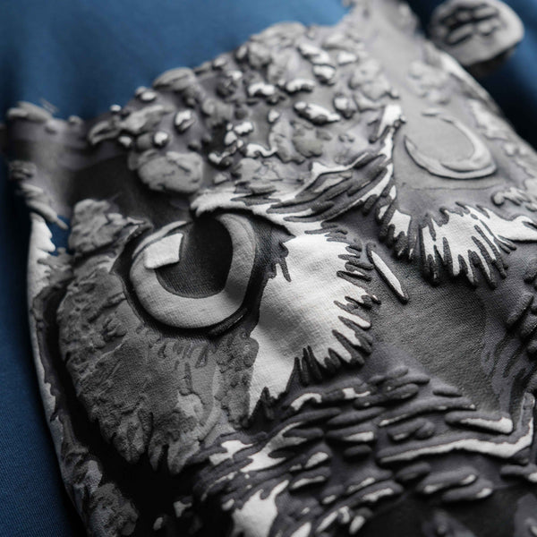 Oversized blue streetwear Parliament graphic tee