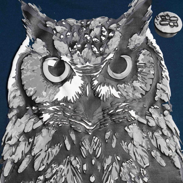 Premium oversized blu steel Parliament design t-shirt