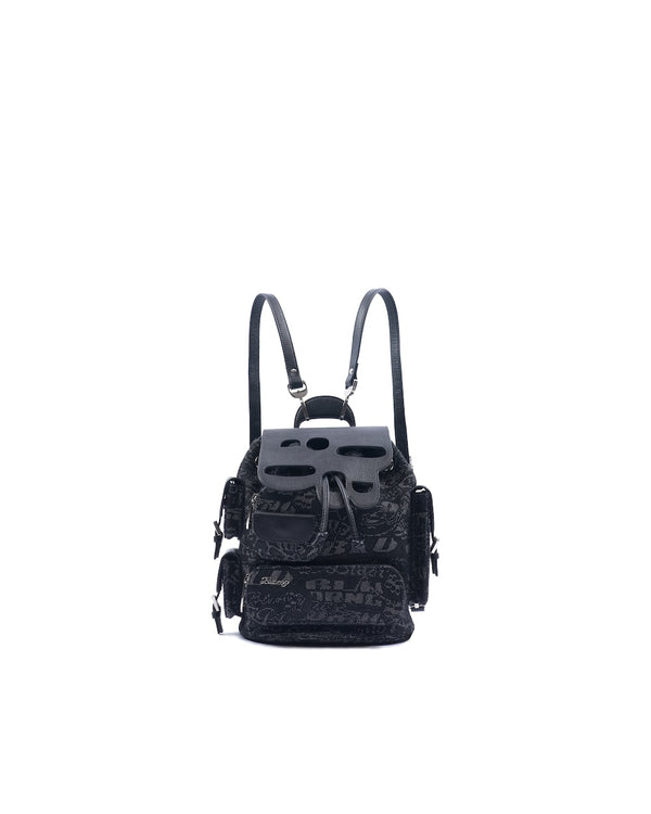 Crest Mini Backpack Jacquard