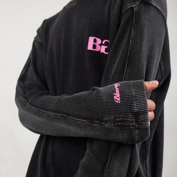 BLACK WASH FULL SLEEVE T- SHIRT