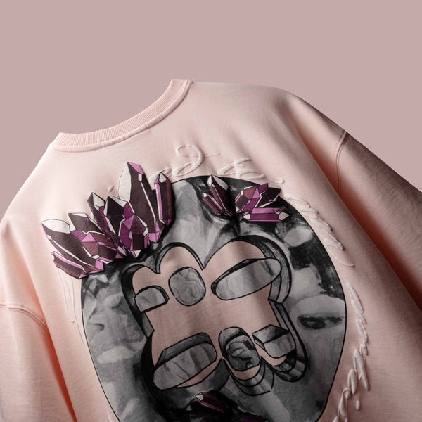 Premium Pink Sage Stone Relic Streetwear T-Shirt