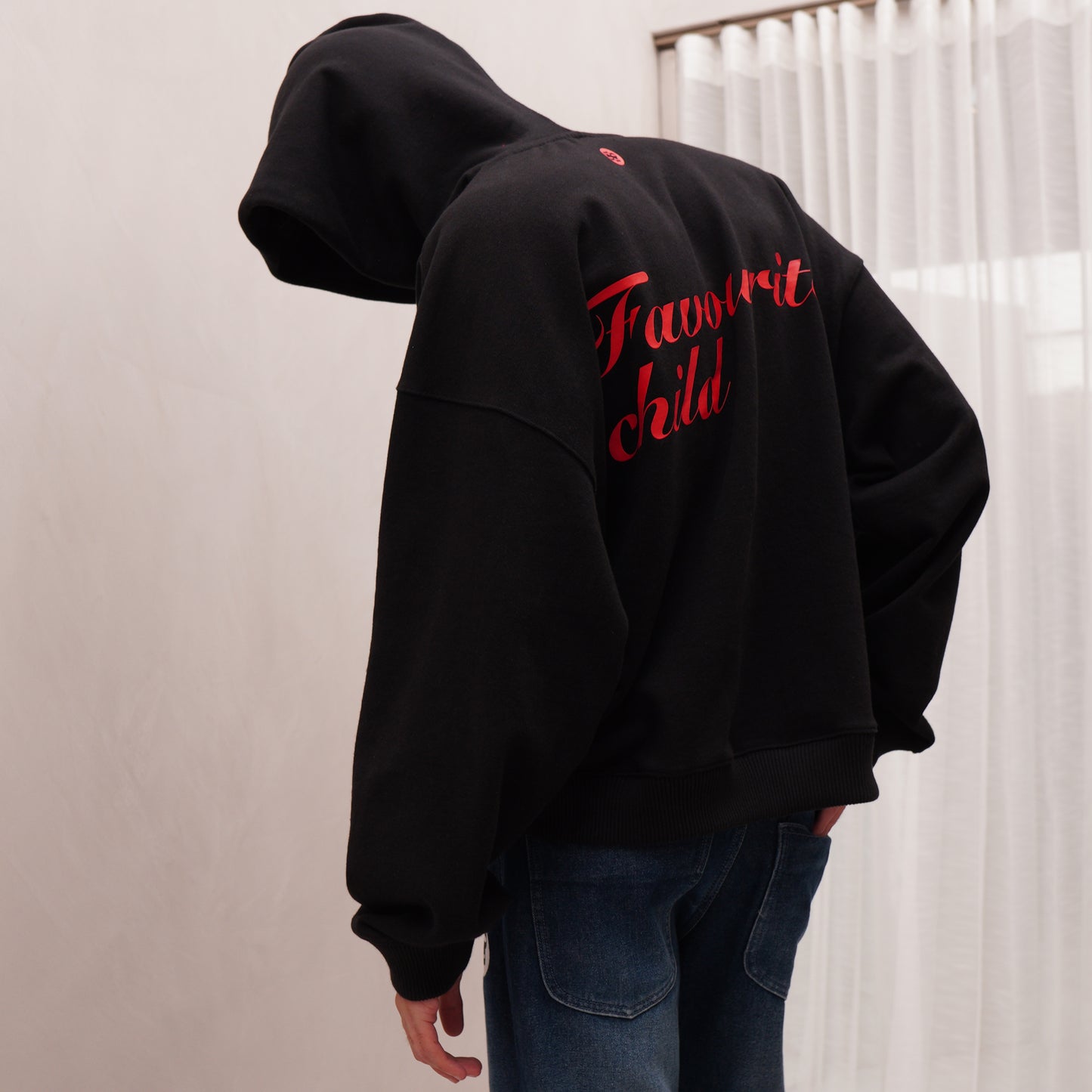 BLACK FAVOURITE HOODIE