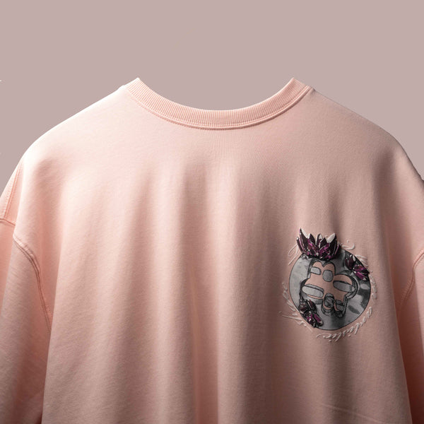 Premium Pink Sage Stone Relic Oversized T-Shirt