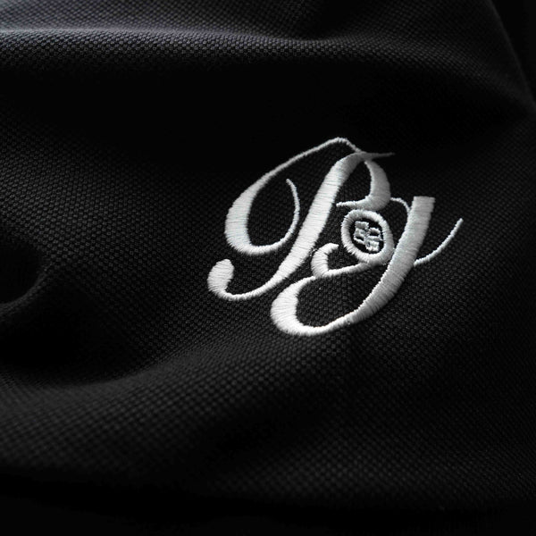 Black Saddle League Relaxed Fit Polo T-Shirt