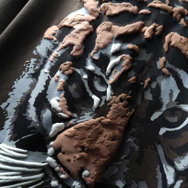 Brown Tiger Streetwear T-Shirt