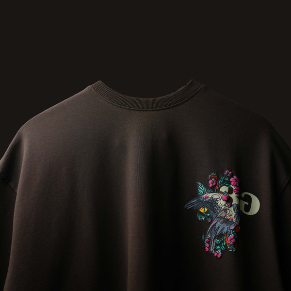 Brown Lunar Wings T-Shirt