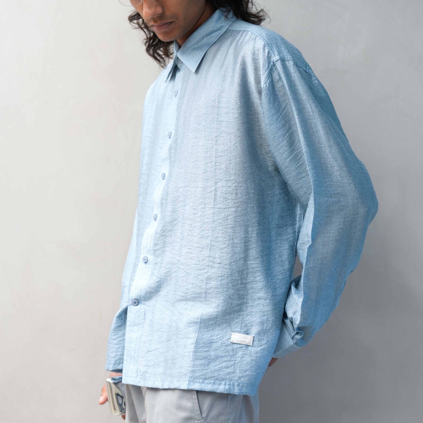 SKY MIST SHIRT - Sky Blue Full Sleeve Shirt