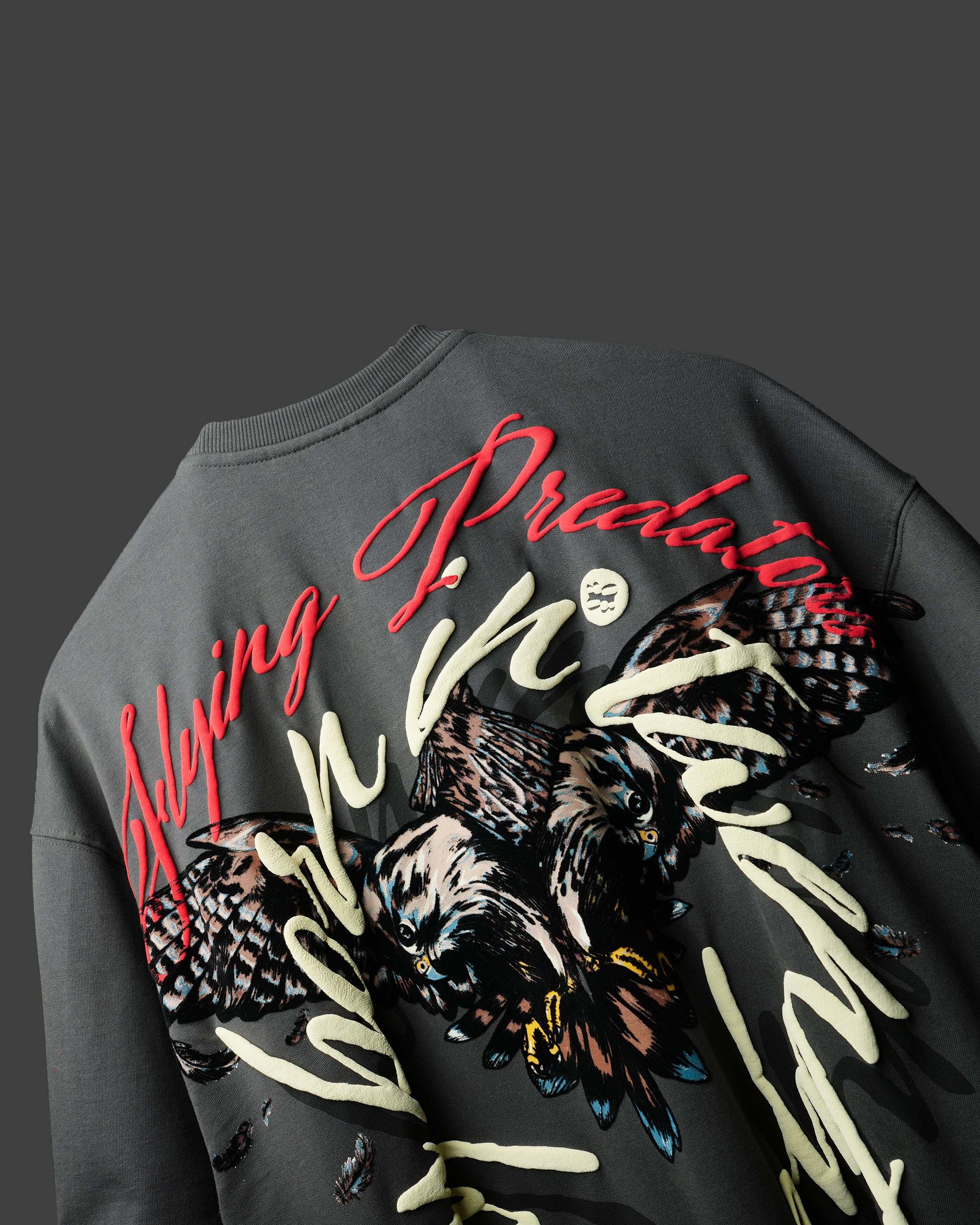 Grey Alpha Descent T-Shirt - Luxury Fashion