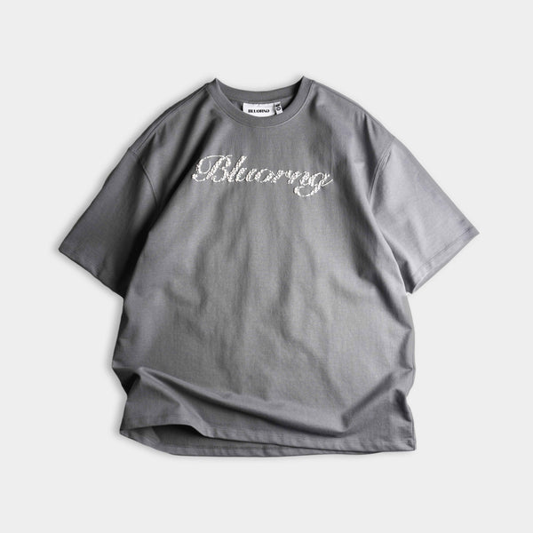 Streetwear oversized grey premium crocodile t-shirt