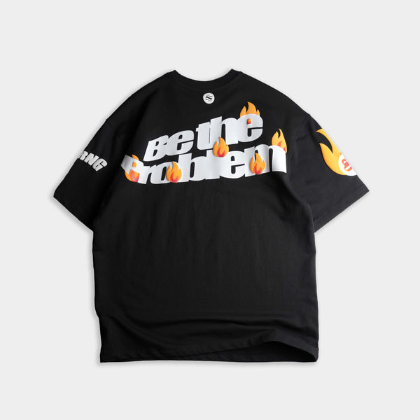 Oversized black premium Knotty graphic t-shirt