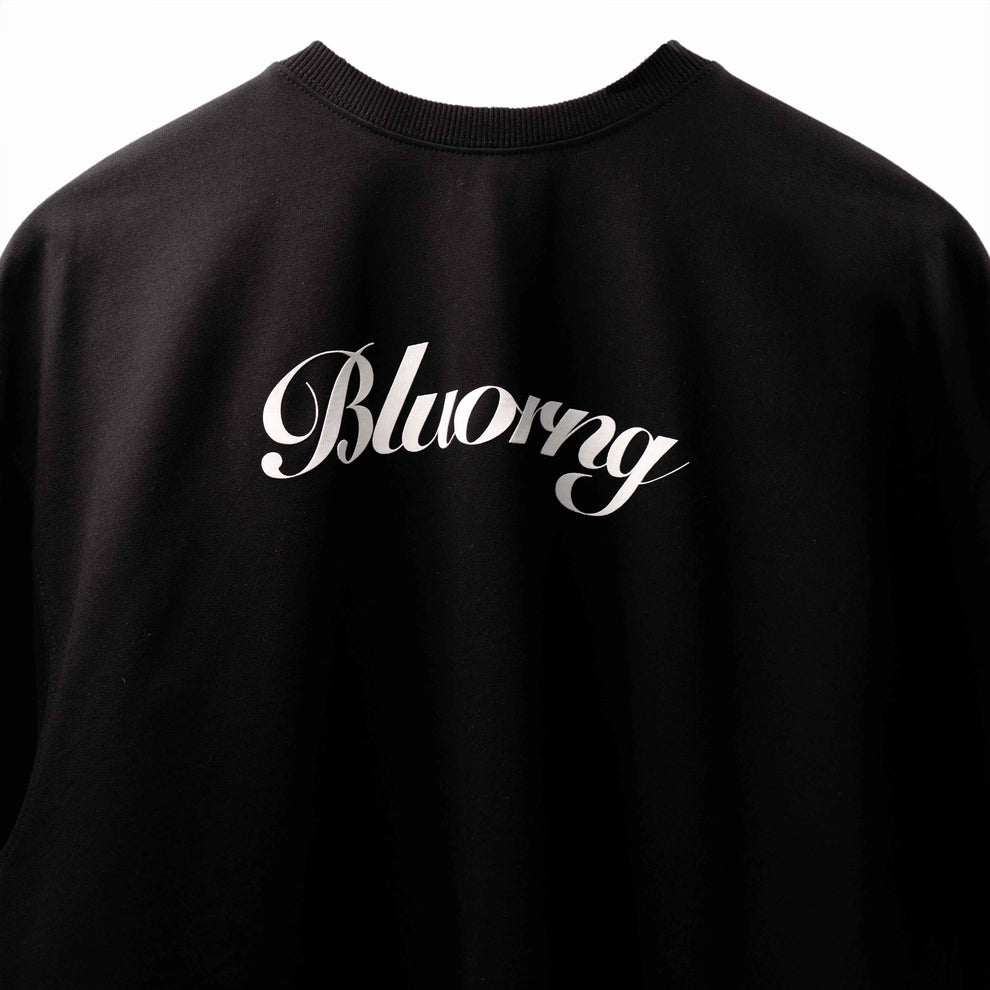 THE BLUORNG MOTTO T-SHIRT - Black Premium Oversized T-Shirt
