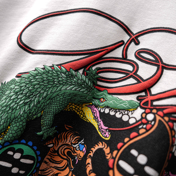 White Apex Wild Streetwear T-Shirt