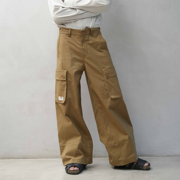 DUST BEIGE TOKYO PANTS  Relaxed Fit Cotton Pant