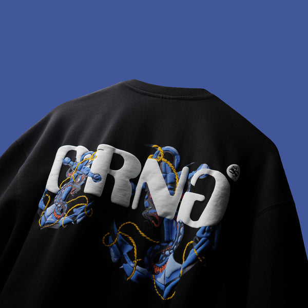 Black Anchor Cotton T-Shirt