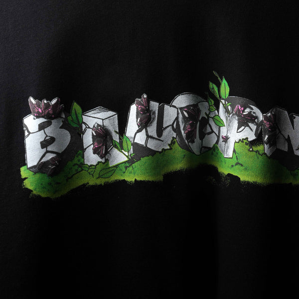 Black Bonsai Relic Premium Oversized Printed T-Shirt