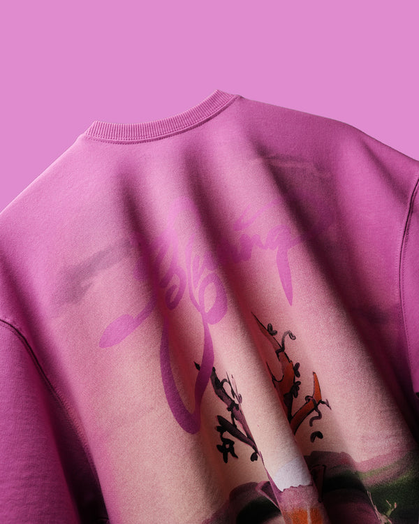 Berry Stag Bloom T-Shirt