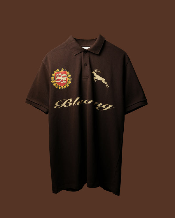 Brown Noble Stag Polo T-Shirt