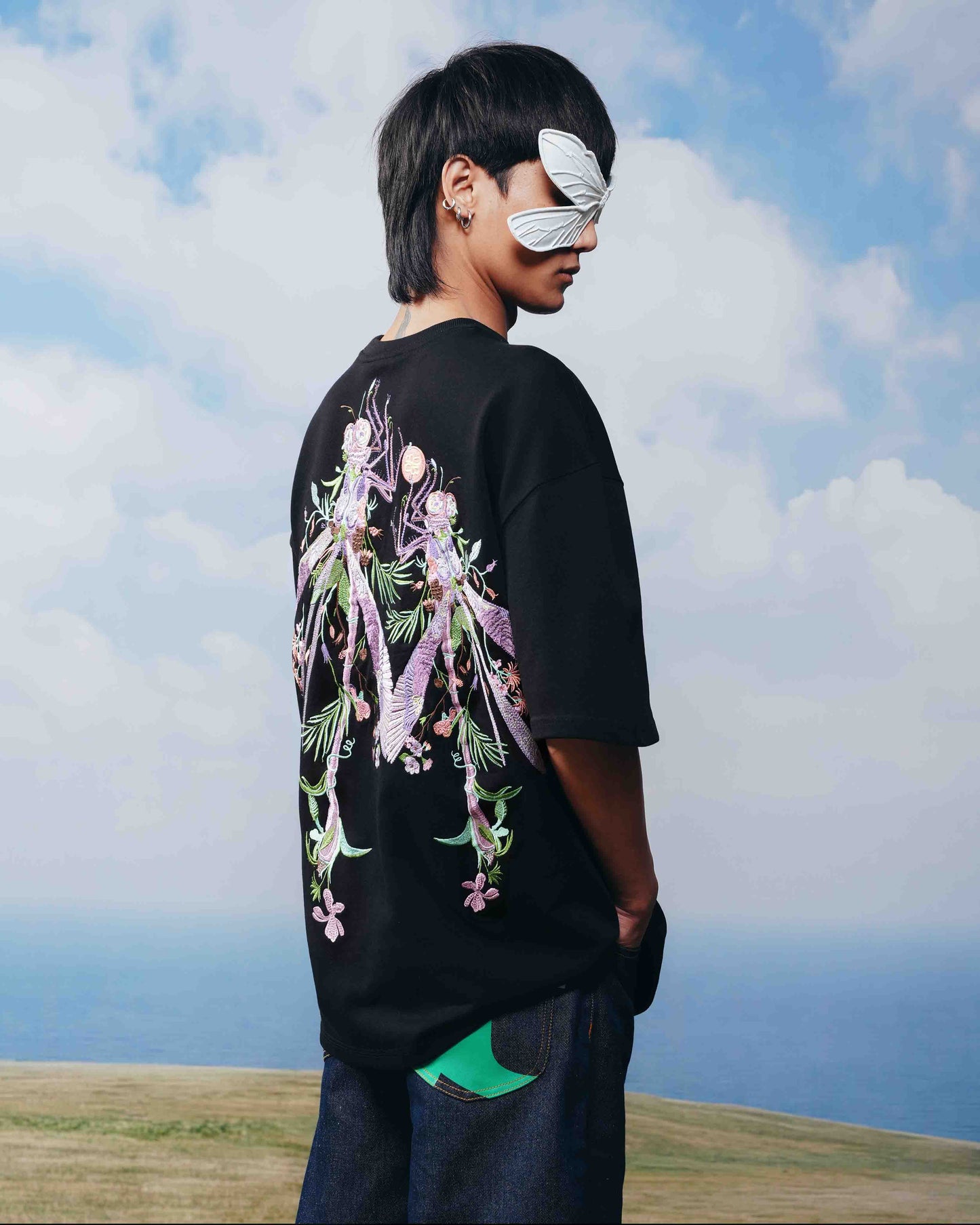Black Bloom Flyers T-Shirt - Streetwear Fashion
