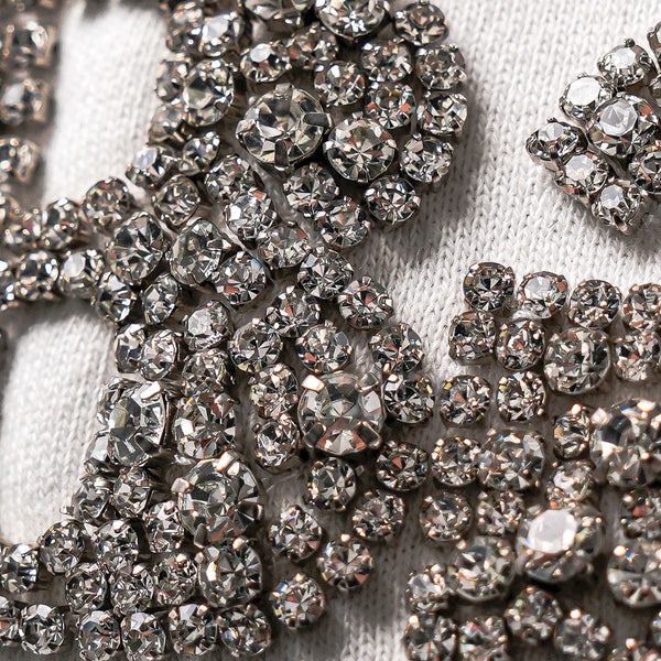 Premium oversized white tee with studded design