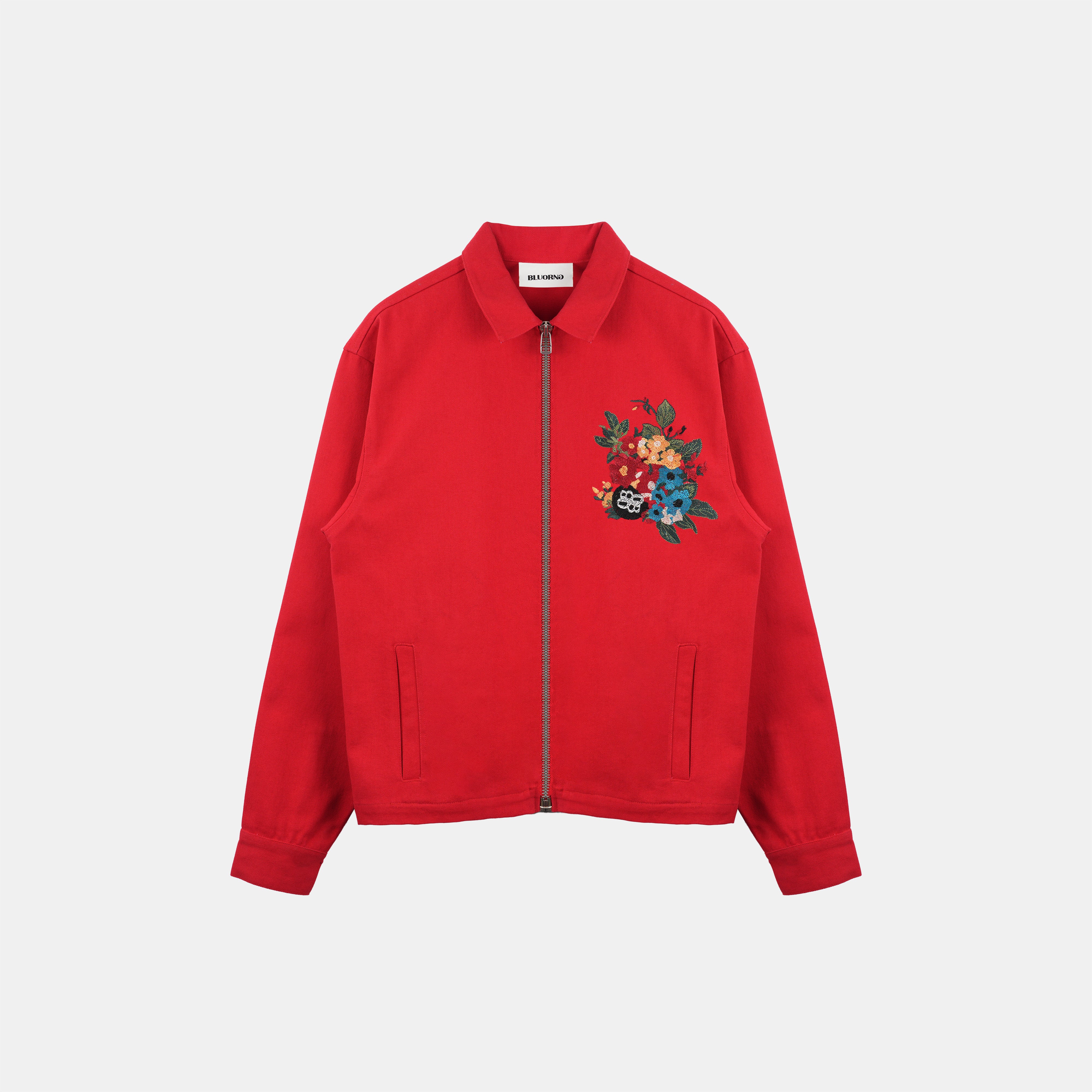 Jacket Red Object RUSH RED JACKET - Premium Oversized Jacket – BLUORNG