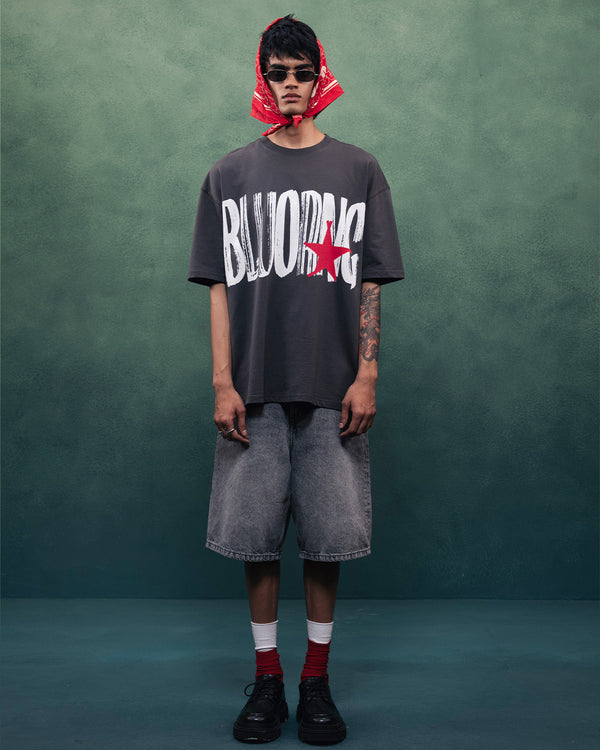 Grey BG Star T-Shirt