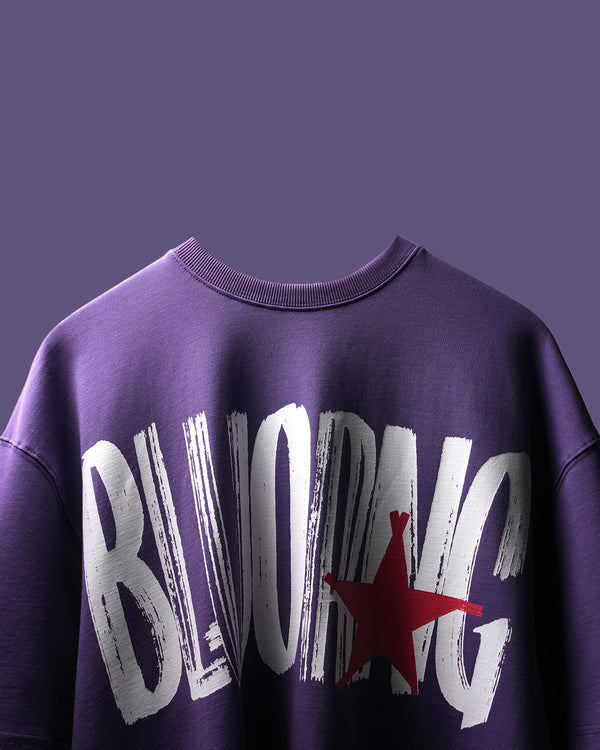 Purple BG Star T-Shirt