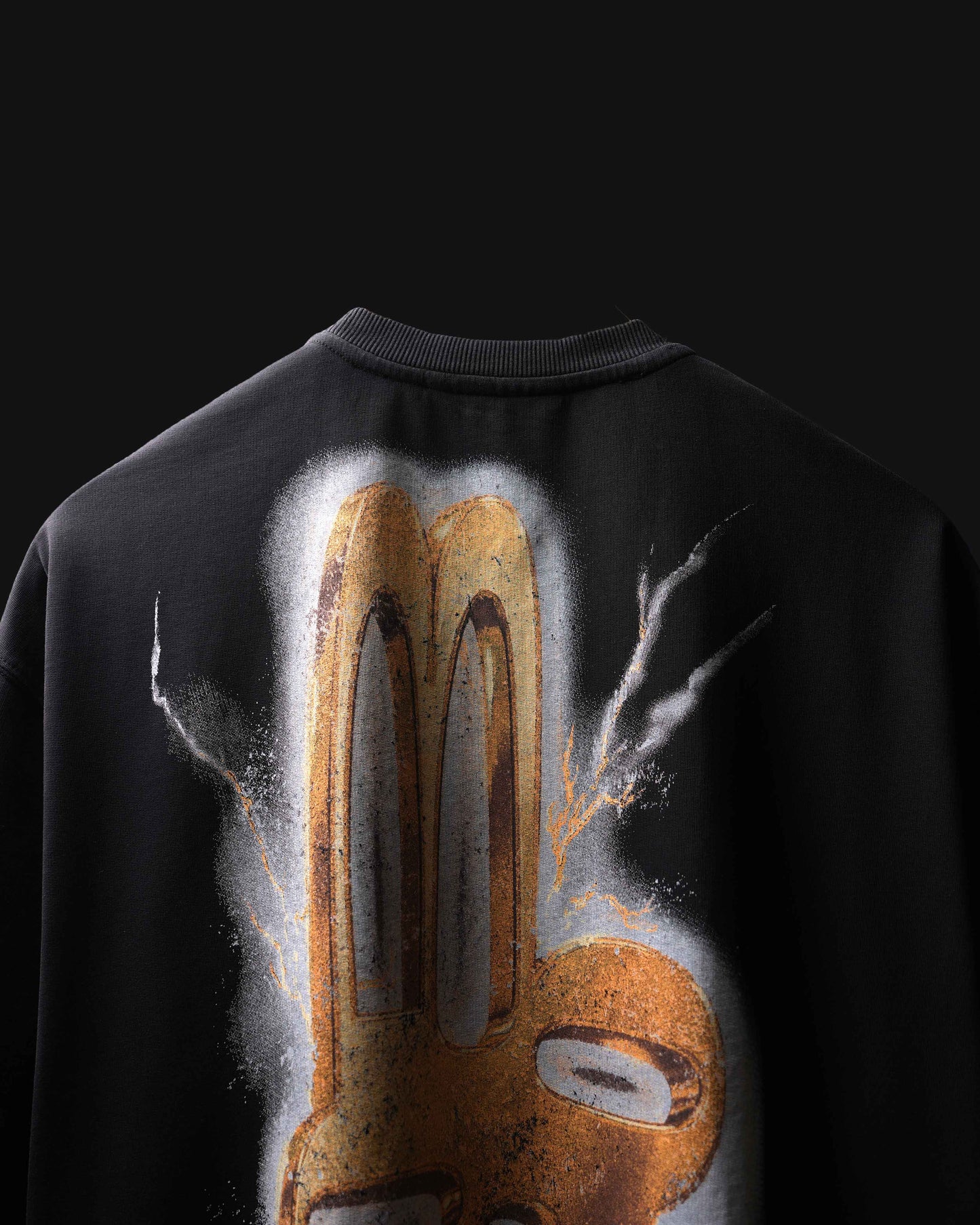 Black Static Fury Washed T-Shirt