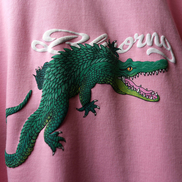 Pink Lacostlier streetwear T-Shirt