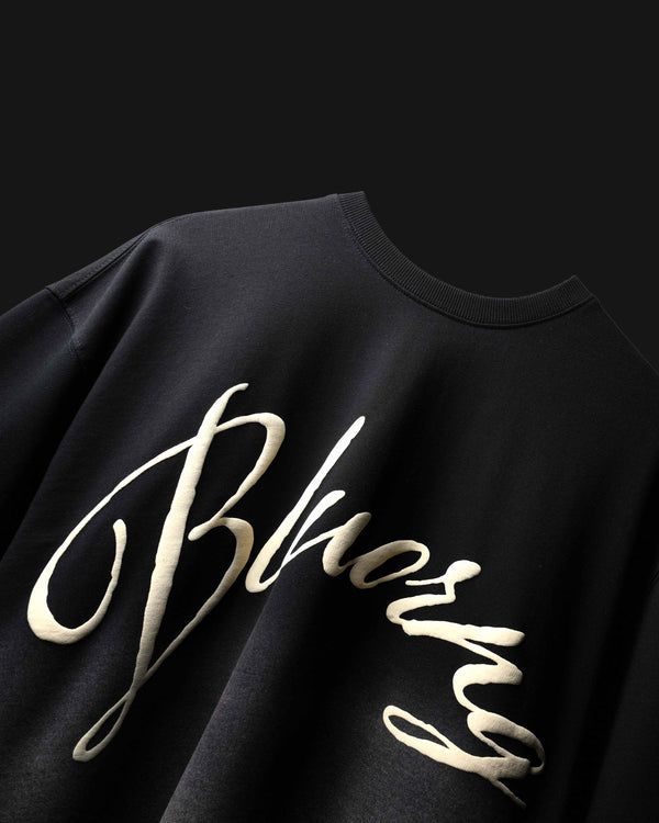 Black Phantom Owl Puff Printed T-Shirt 