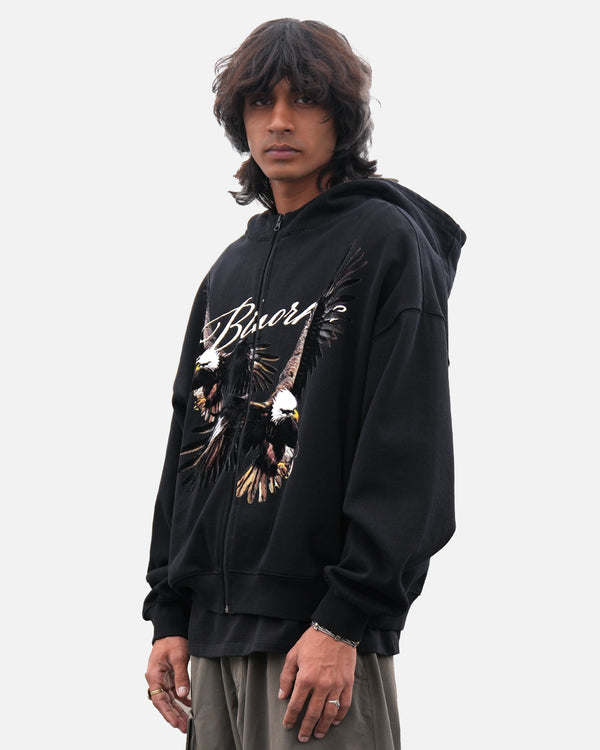 Claw Stoop Zipper Hoodie