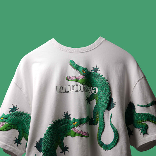 WHITE GATOR-AIDE T-SHIRT