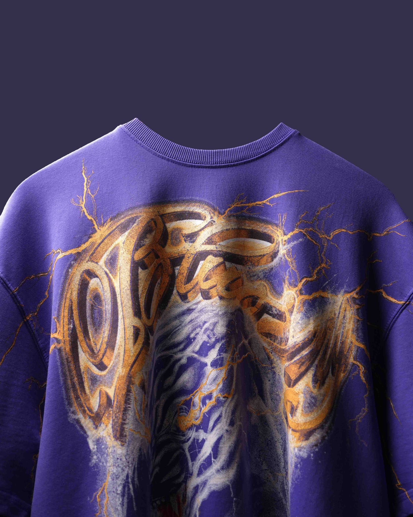 Purple Static Fury Washed T-Shirt