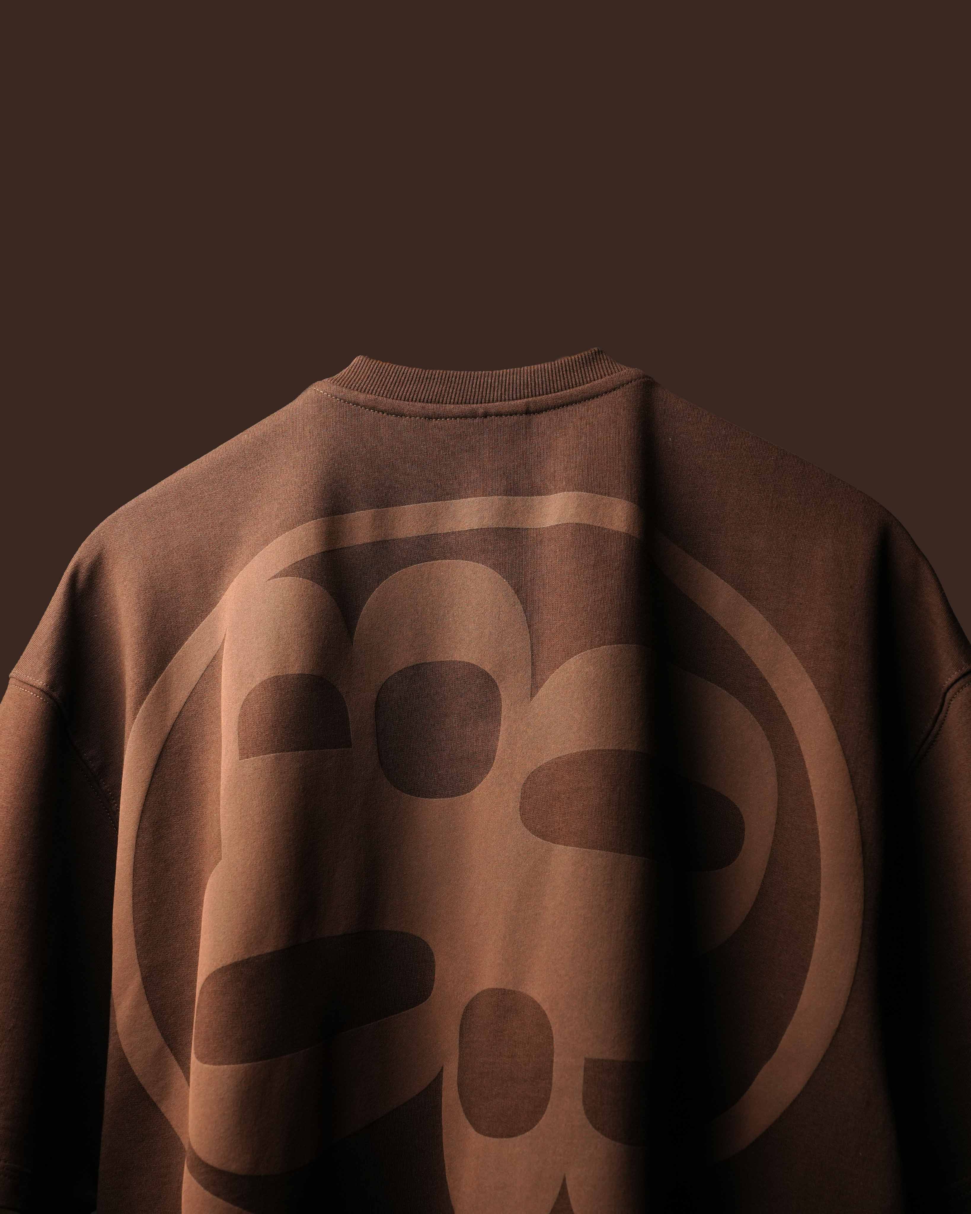 Basic Espresso T-Shirt – Buy Premium Brown Oversized Tee – BLUORNG