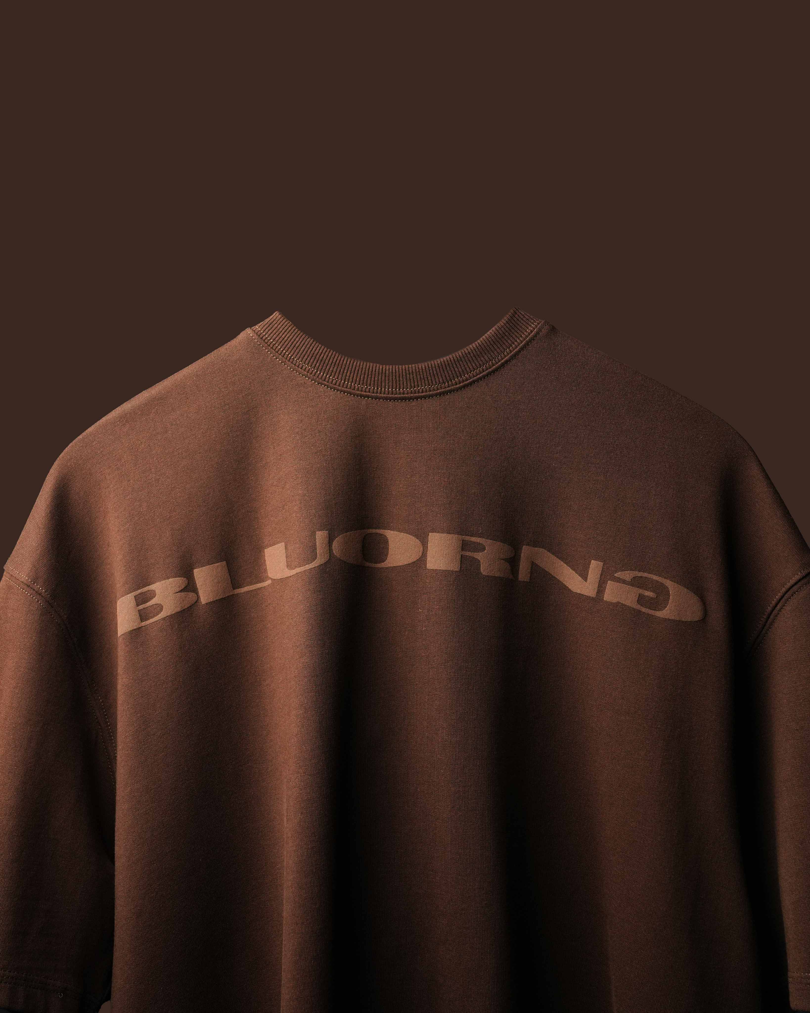 Basic Espresso T-Shirt – Buy Premium Brown Oversized Tee – BLUORNG