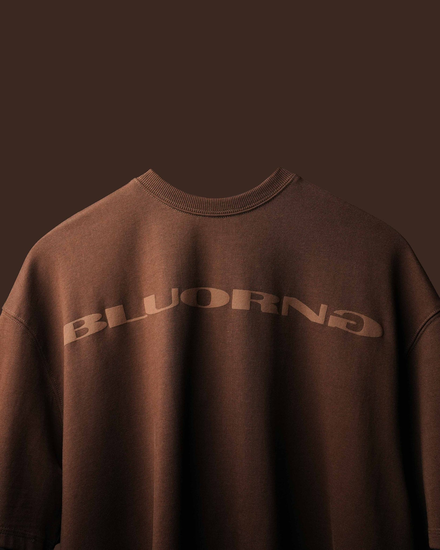 Basic brown oversized tee