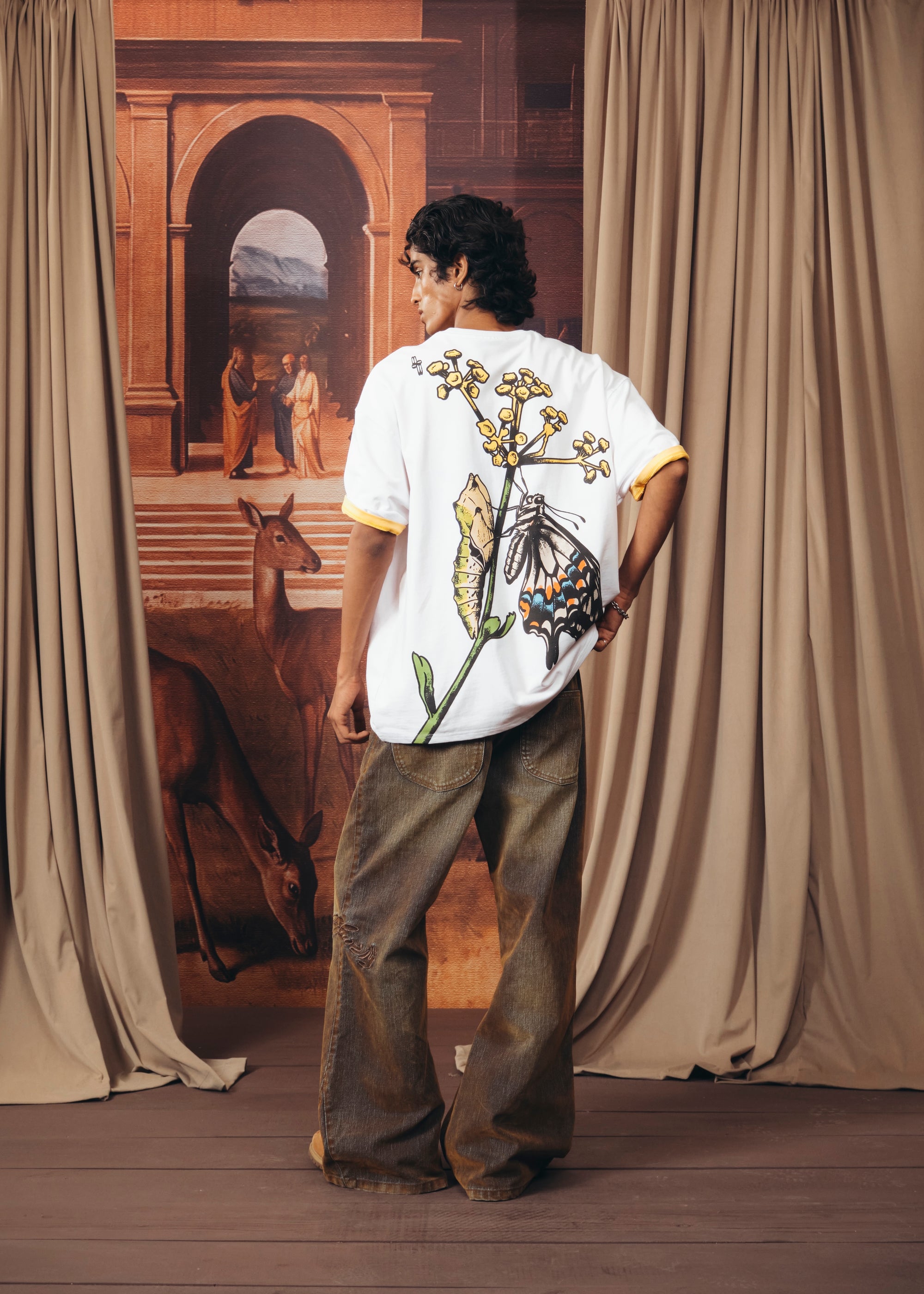 White Cocoon Bloom T-Shirt
