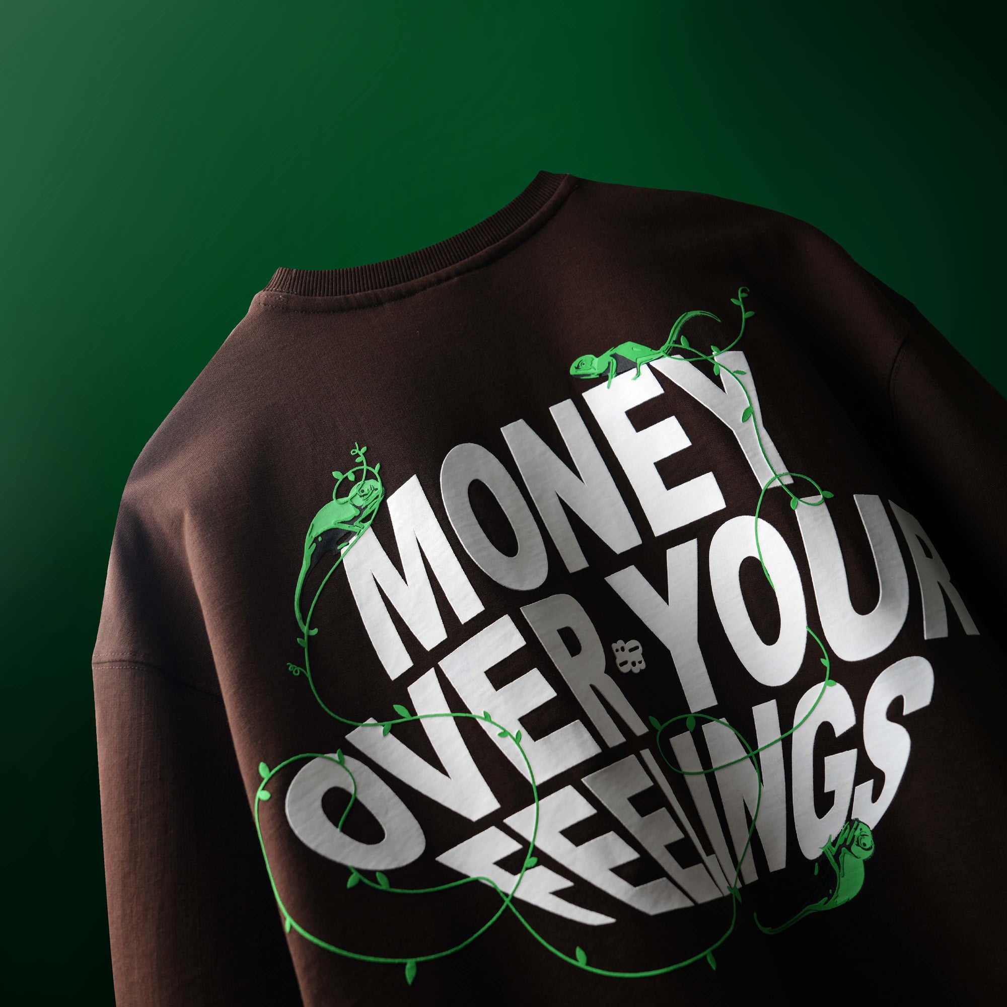 Brown Materialistic T-Shirt