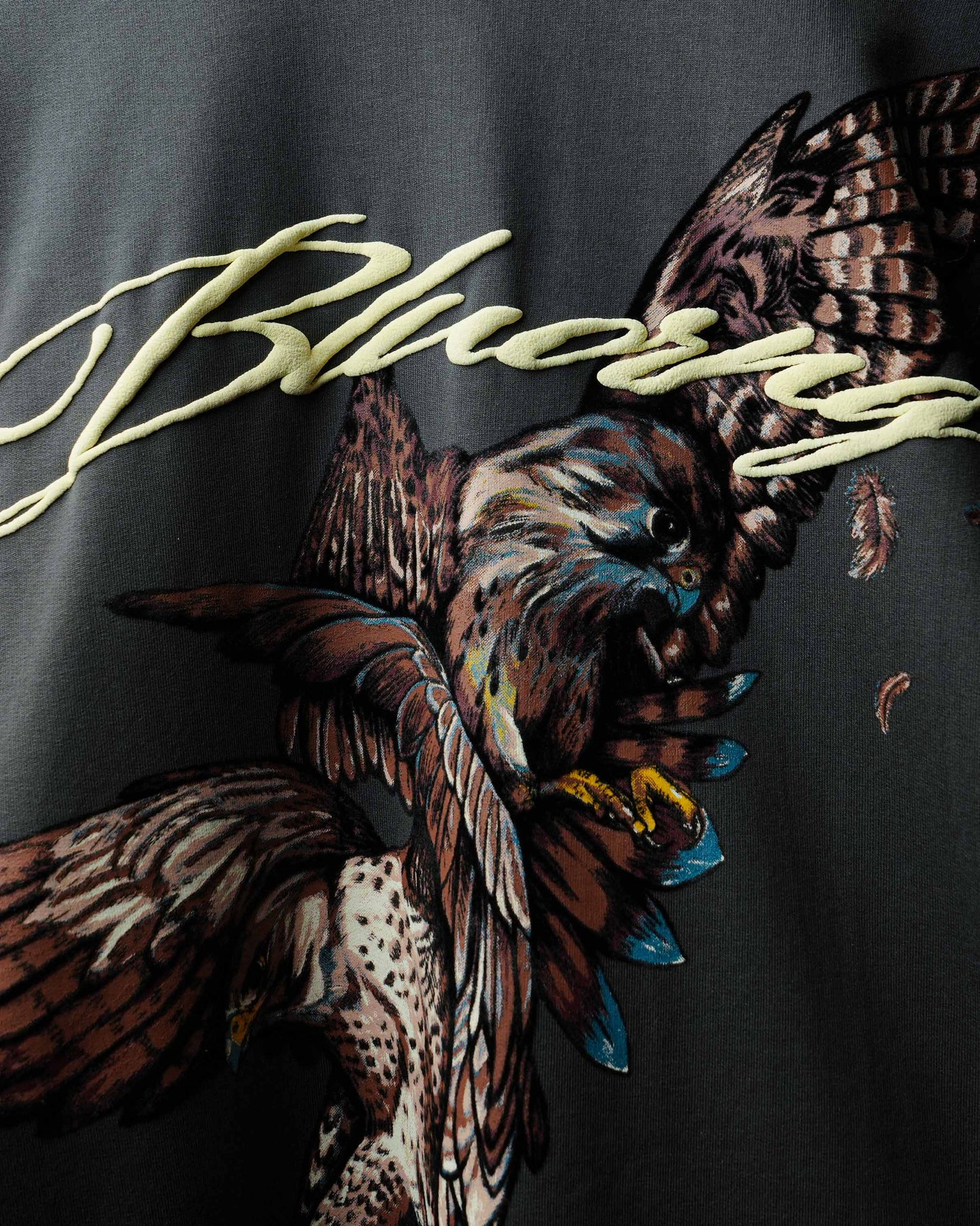 Grey Alpha Descent T-Shirt - High GSM