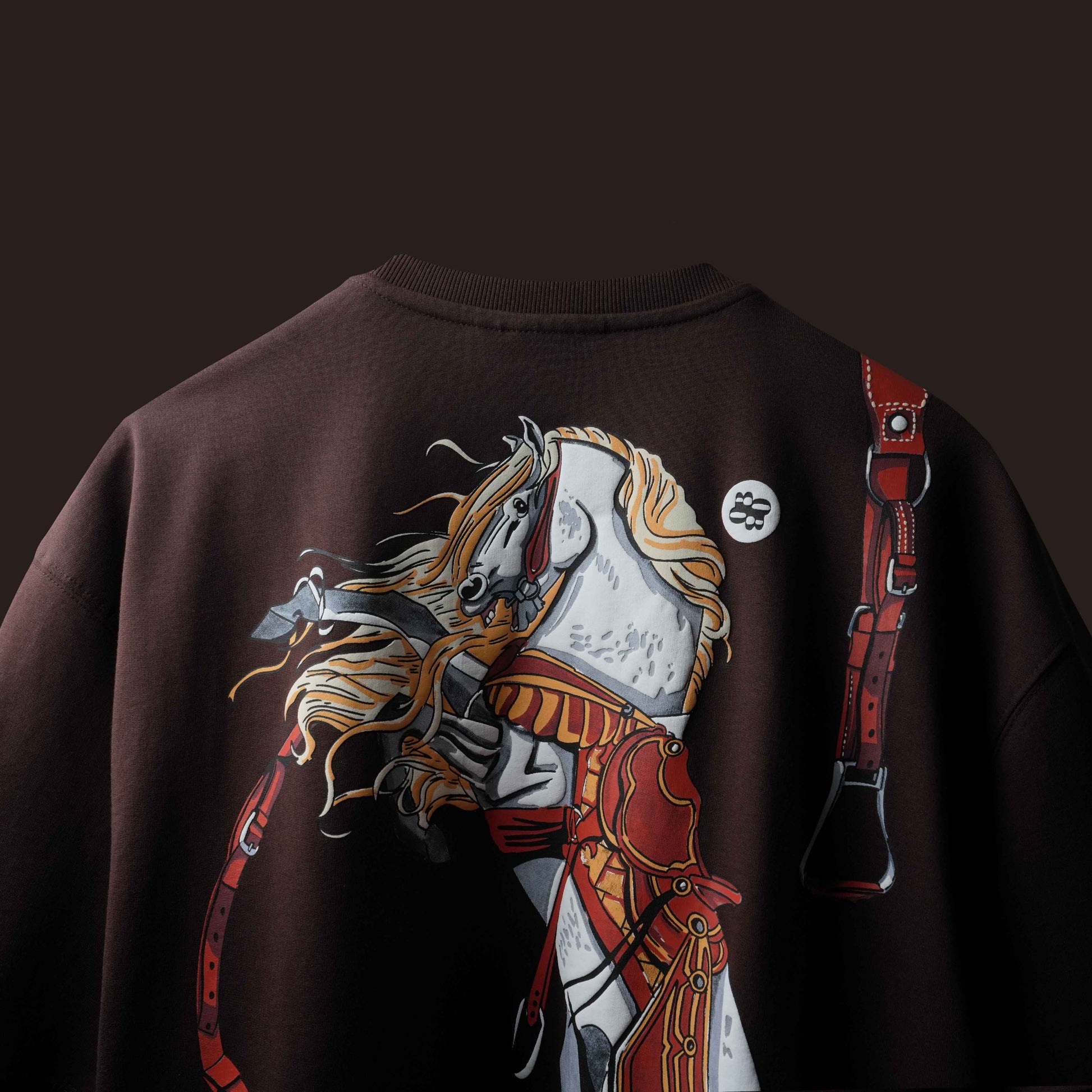 Brown Saddle T-shirt - Streetwear