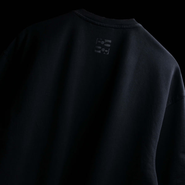 Oversized premium tee with distressed sleeves and Wrath Wings print