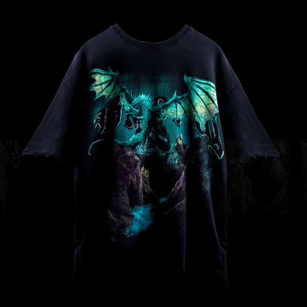 Wrath Wings oversized premium t-shirt bold graphic streetwear style