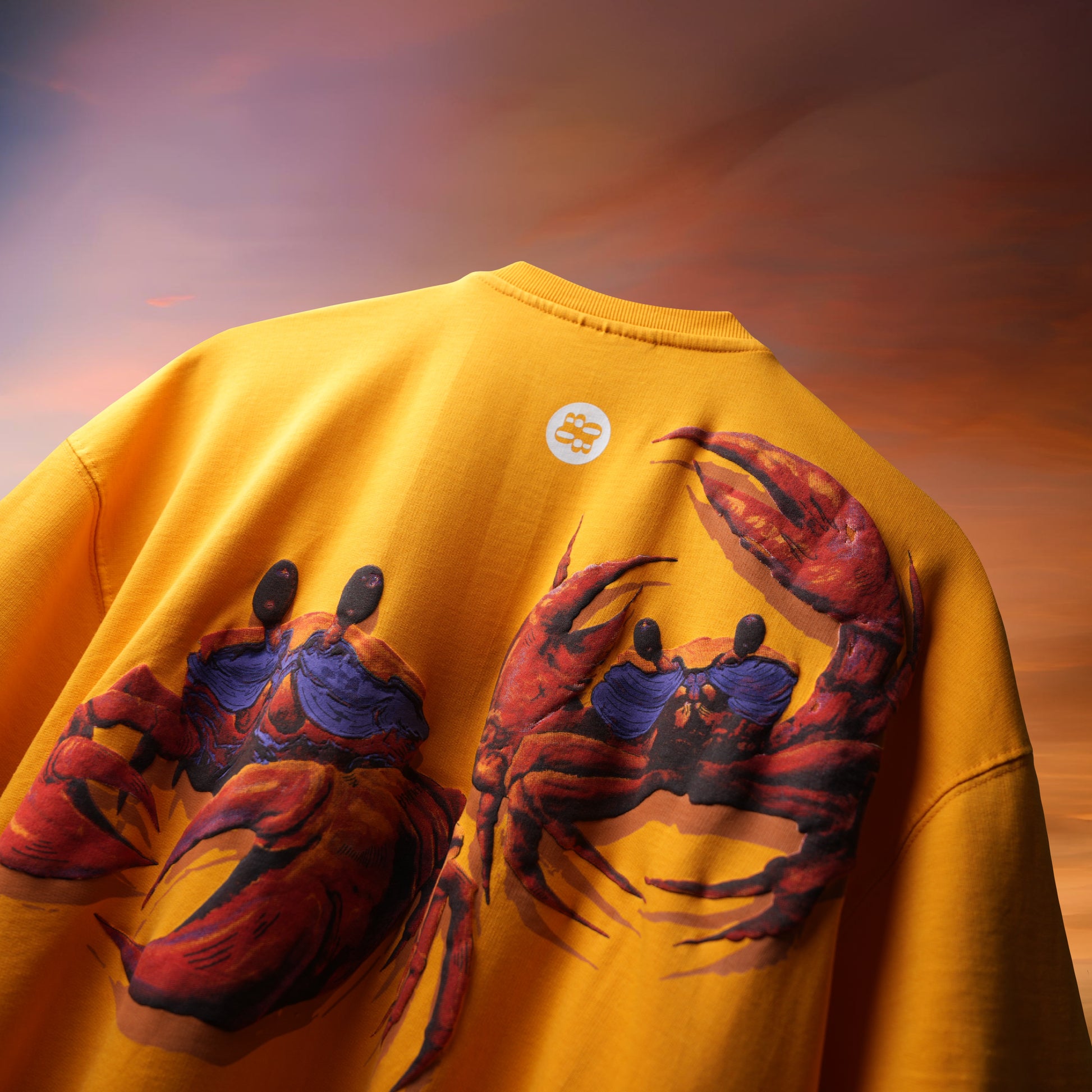 Yellow claw & order Puff Print T-Shirt