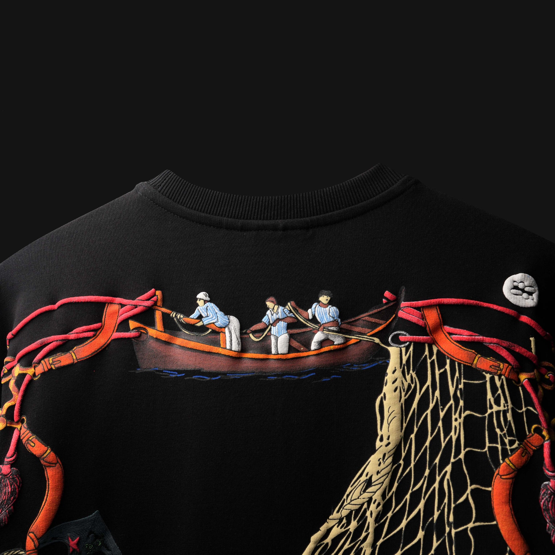 BLACK CATCH T-SHIRT - Oversized T-Shirt