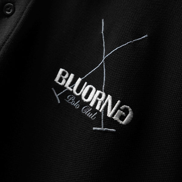 Black Saddle League Oversized Polo T-Shirt