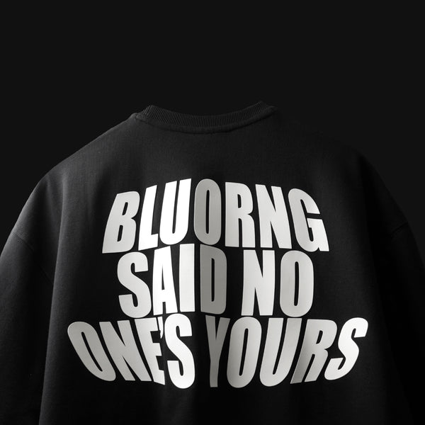 Black Personal T-Shirt with Printed Quote