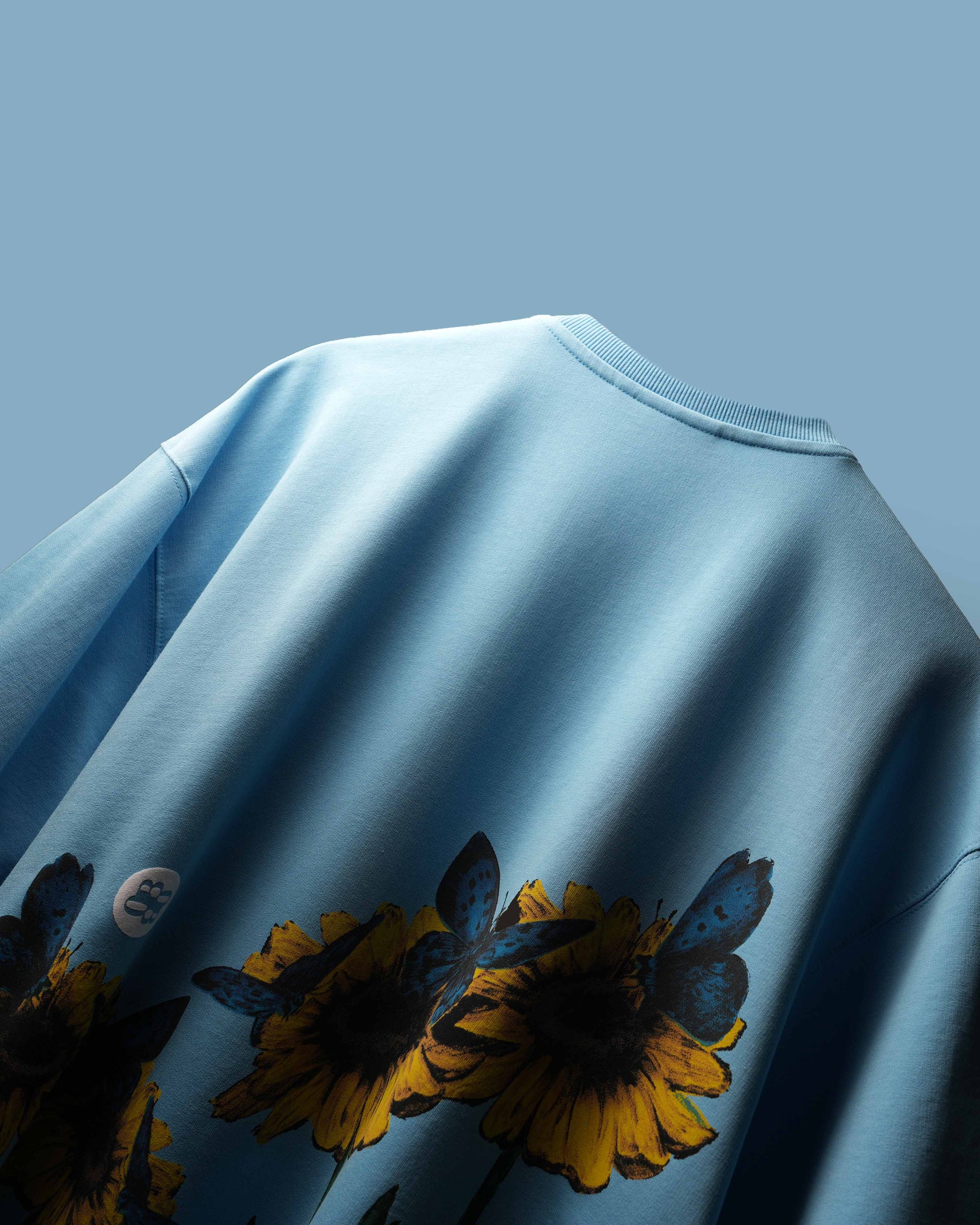 Sky Blu Meadow Oversized T-Shirt 
